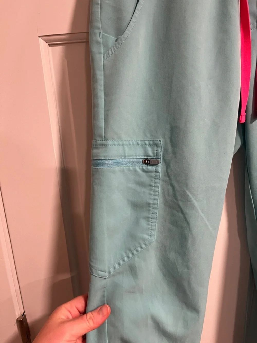 Figs Zamora Jogger Scrub Pants in Neon Blue Color Size XS/P